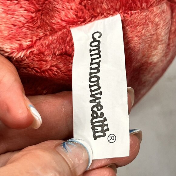 Commonwealth Plush 2001 Santa Claus Stuffed Plump Round Toy Sack Chubby Tags - Picture 8 of 10